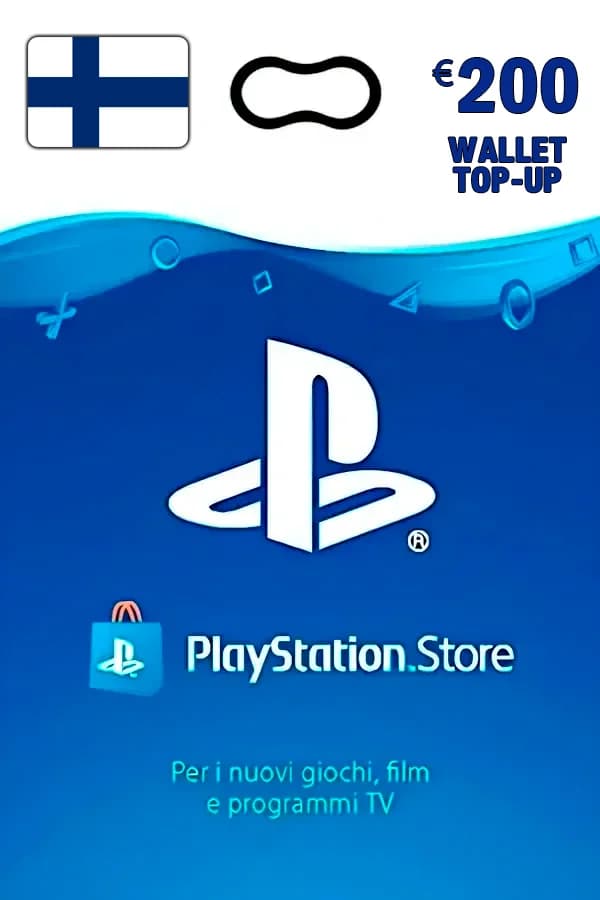 Buy PlayStation Gift Card PSN 200 EUR (Finland / FI)