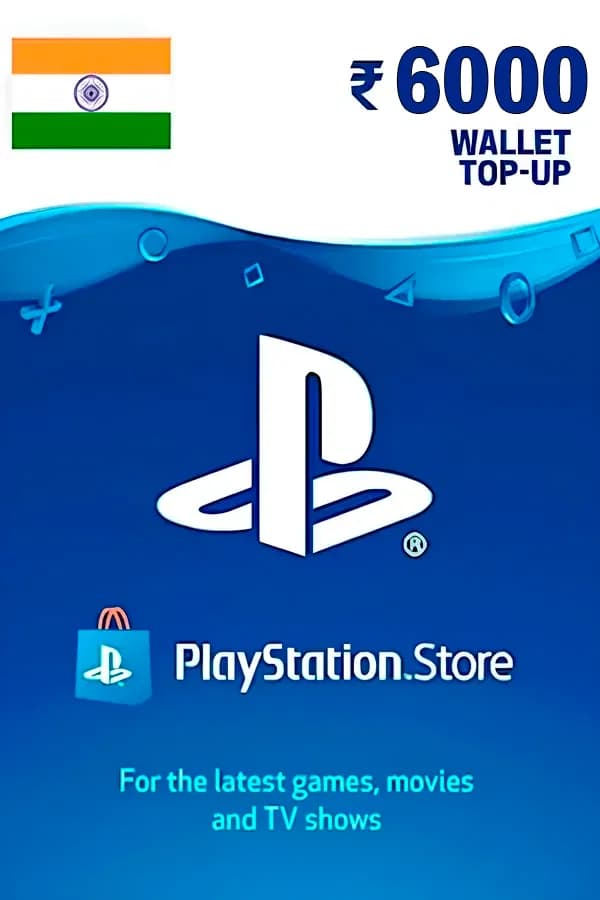 PlayStation Store Gift Card 6000 INR (India)