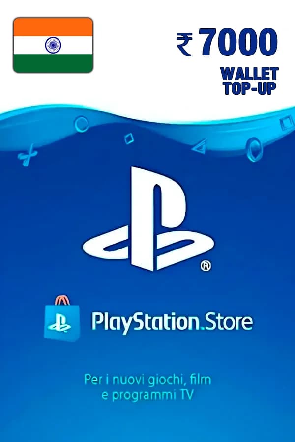 PlayStation Store Gift Card 7000 INR (India)