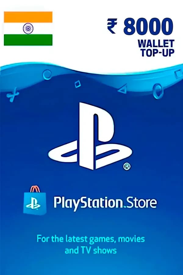 PlayStation Store Gift Card 8000 INR (India)