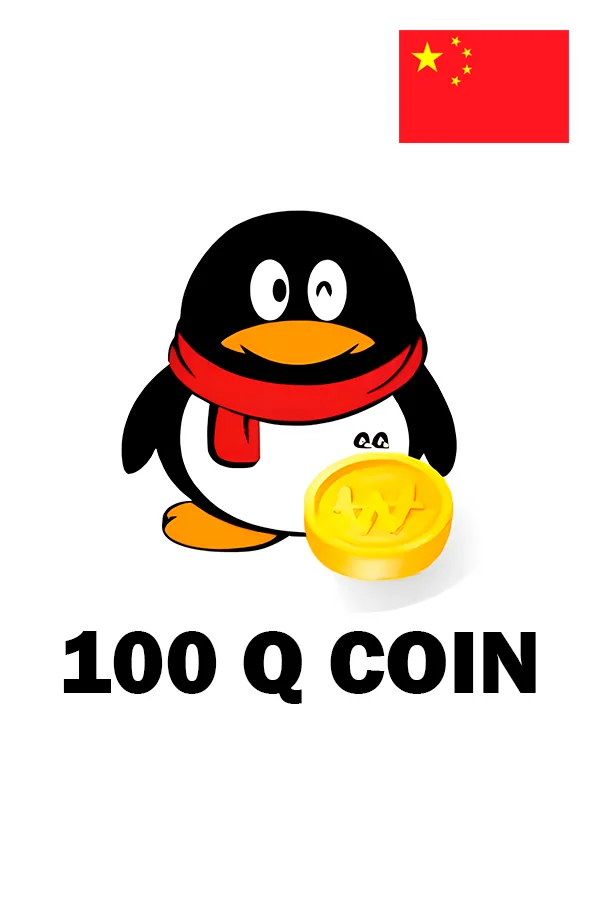 100 Q Coin Card for QQ (100 Q 币卡)
