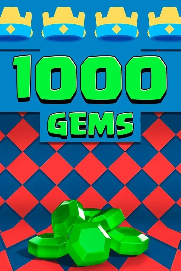 1000 Clash Royale Gems (Code)