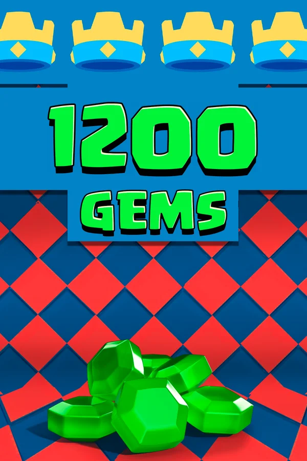 Buy 1200 Gems for Clash Royale