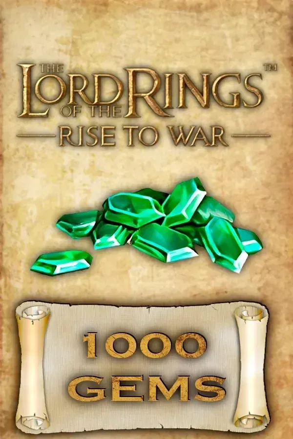 Buy 1000 Gems for The Lord of the Rings: Rise to War by ID