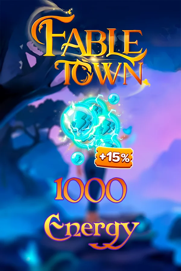 Buy 1000 + 150 Energy for Fable Town by ID