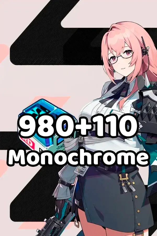 980+110 Монохромів Zenless Zone Zero