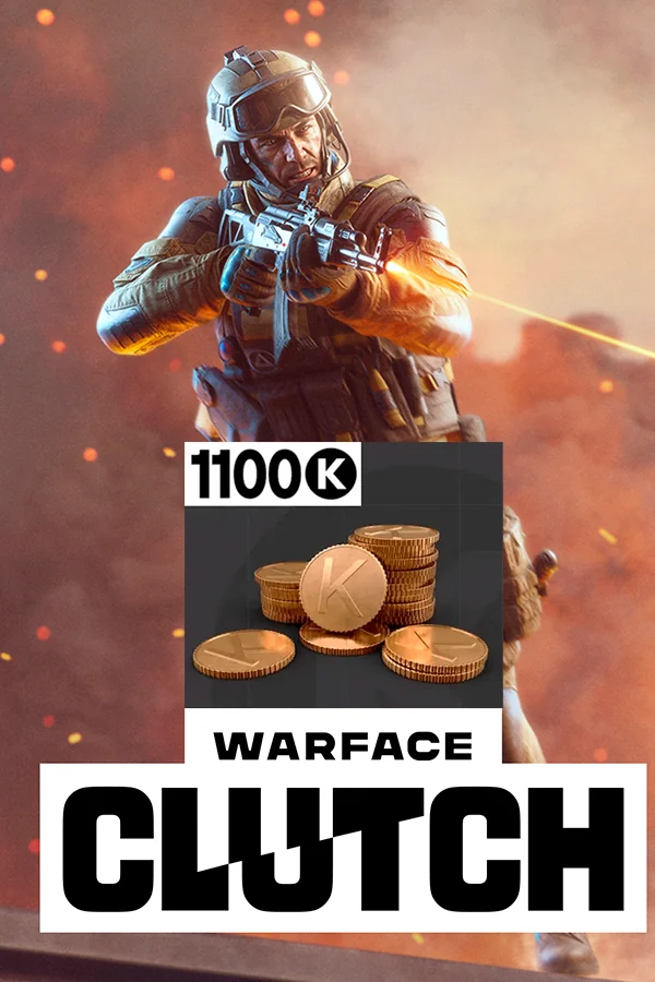 1100 Credits Warface Clutch | XBOX