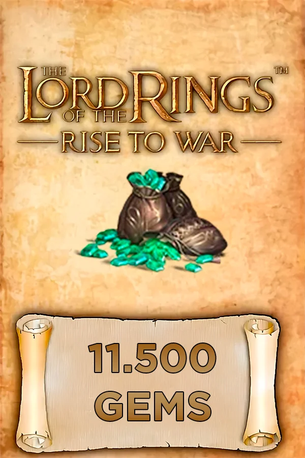 Buy 11.500 Gems for The Lord of the Rings: Rise to War by ID