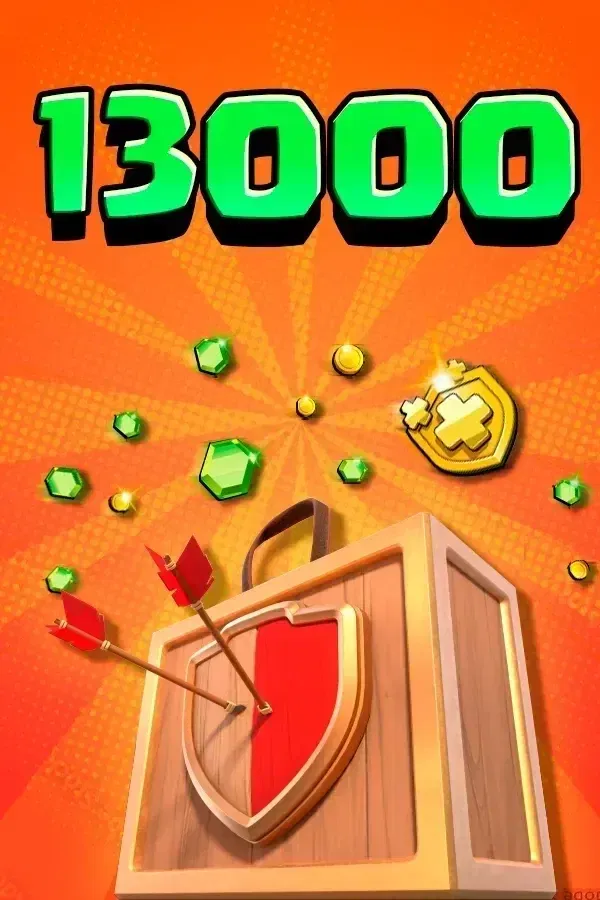 13000 Gems Clash of Clans