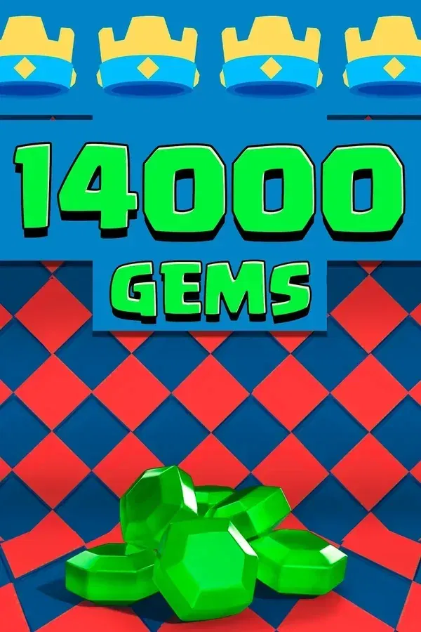 14000 Clash Royale Gems (Code)