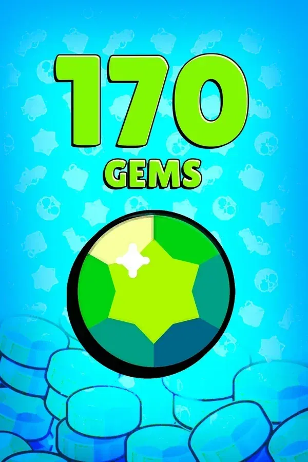 170 Brawl Stars Gems (Code)