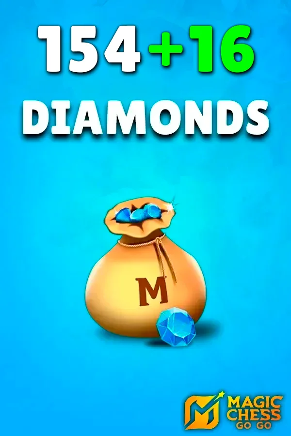Buy 154 + 16 Diamonds Magic Chess: GO GO by ID