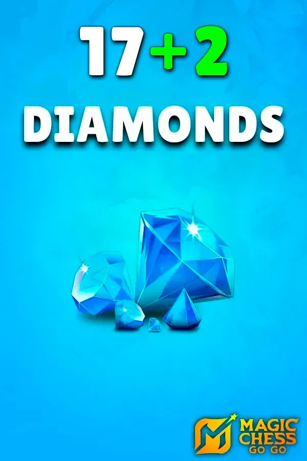 Buy 17 + 2 Diamonds Magic Chess: GO GO by ID