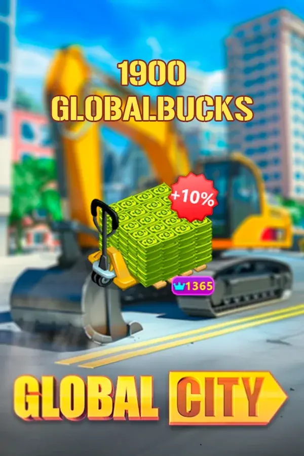 Buy 1900 + 190 Globalbucks for Global City by ID