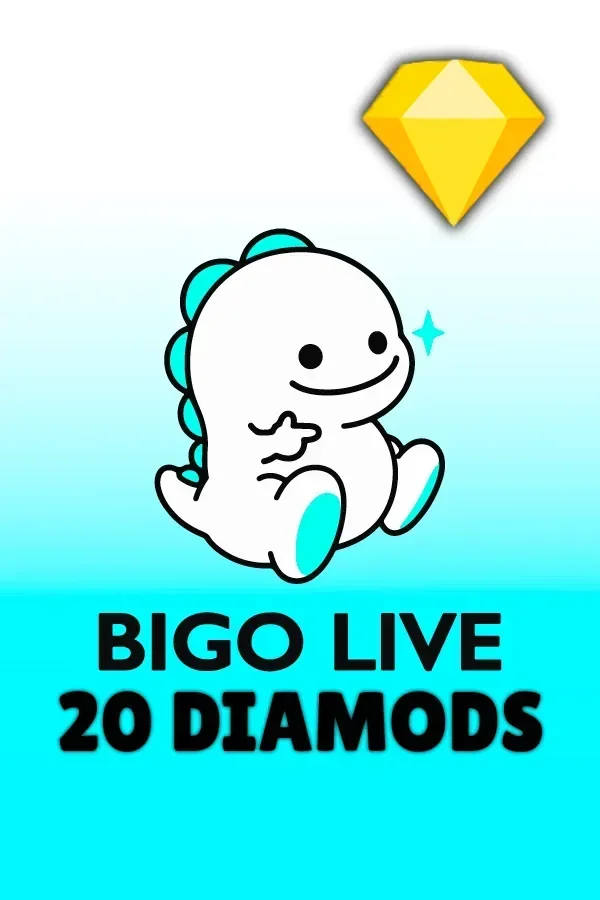 Buy 20 Diamonds Top-UP for BIGO LIVE by ID