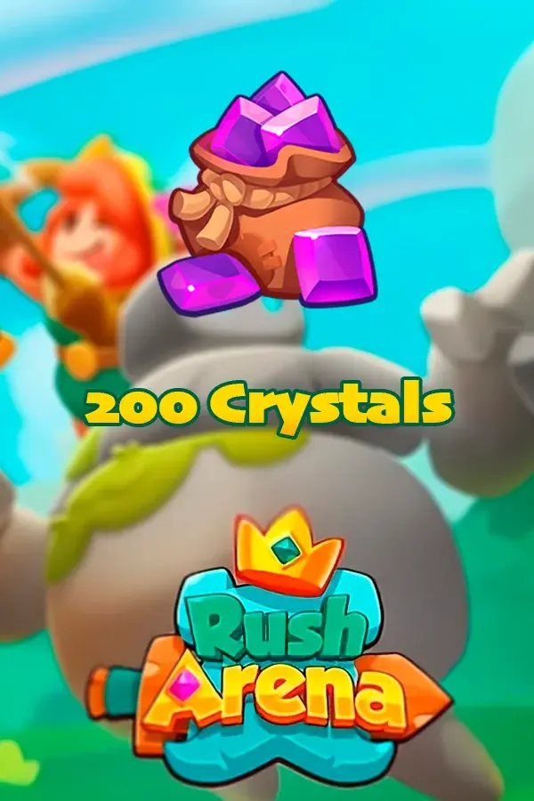 Buy 200 Crystals for Rush Arena by ID