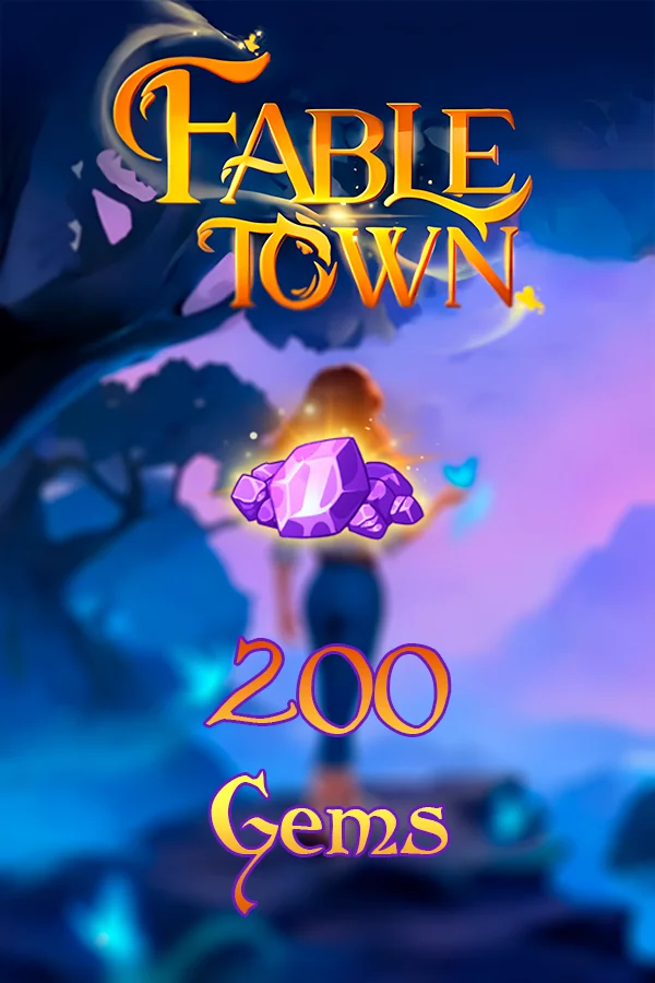 Buy 200 Gems for Fable Town by ID
