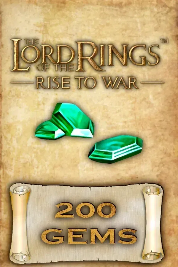 Buy 200 Gems for The Lord of the Rings: Rise to War by ID