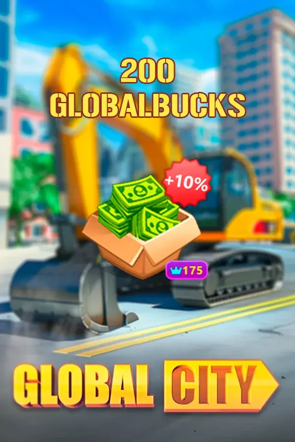 Buy 200 + 20 Globalbucks for Global City by ID