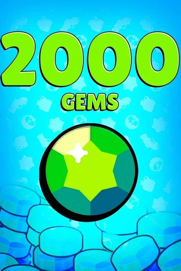 2000 Brawl Stars Gems (Code)