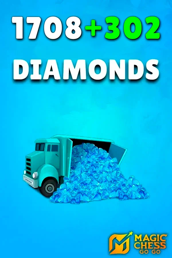 Buy 1708 + 302 Diamonds Magic Chess: GO GO by ID