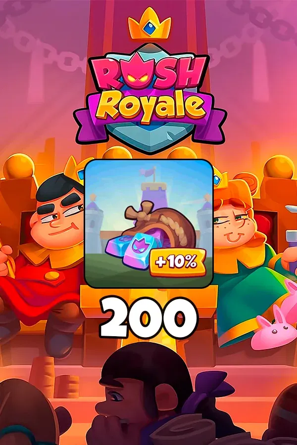 Купить 200 + 20 Платины для Rush Royale по ID