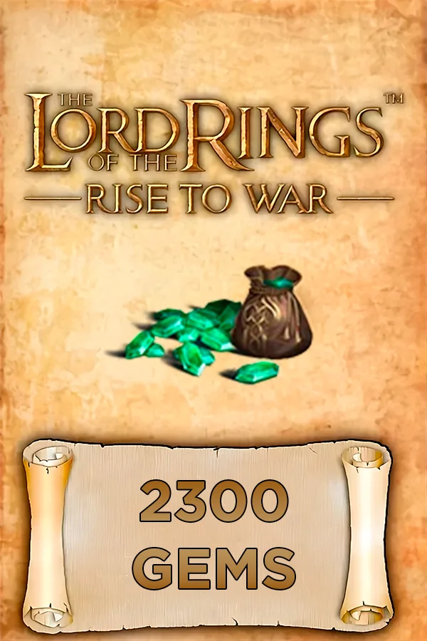 Buy 2300 Gems for The Lord of the Rings: Rise to War by ID