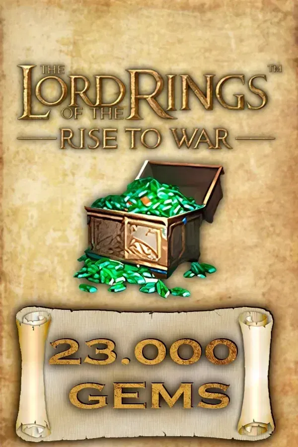 Buy 23.000 Gems for The Lord of the Rings: Rise to War by ID