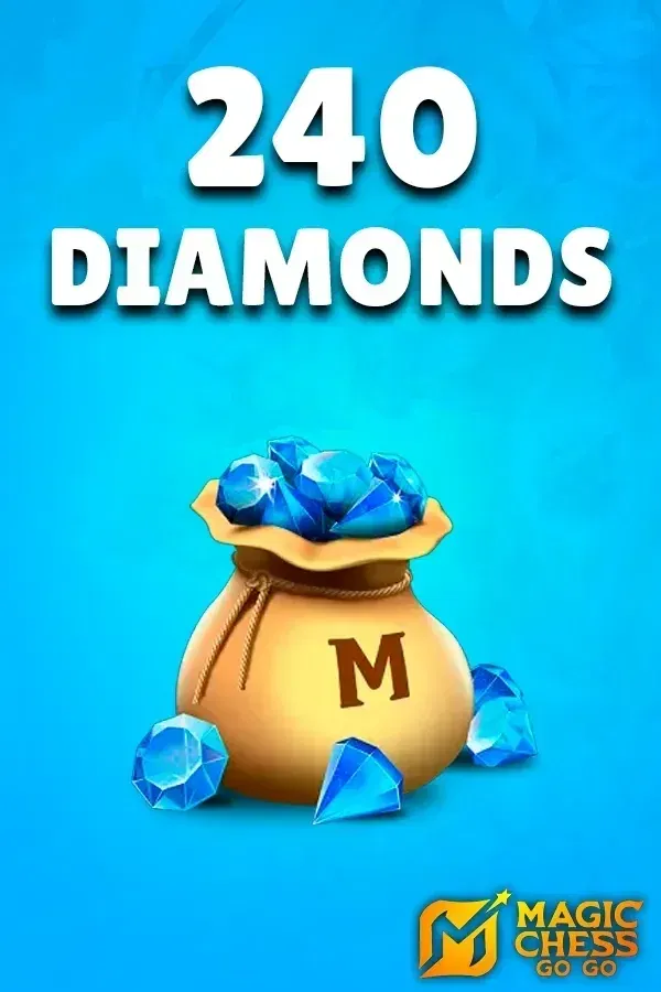Buy 240 Diamonds Magic Chess: GO GO by ID