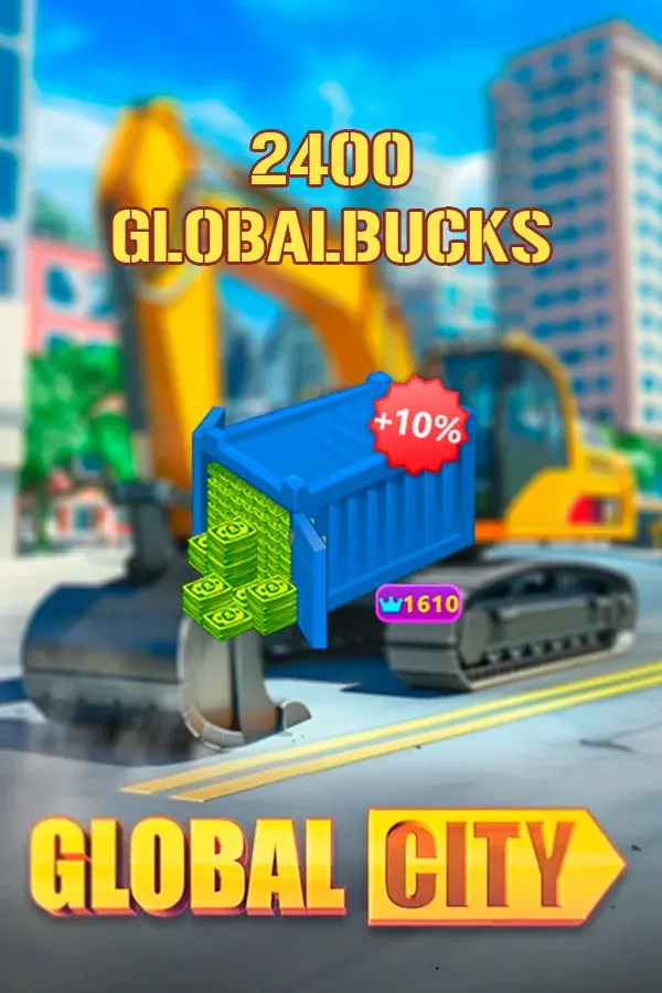 Buy 2400 + 240 Globalbucks for Global City by ID