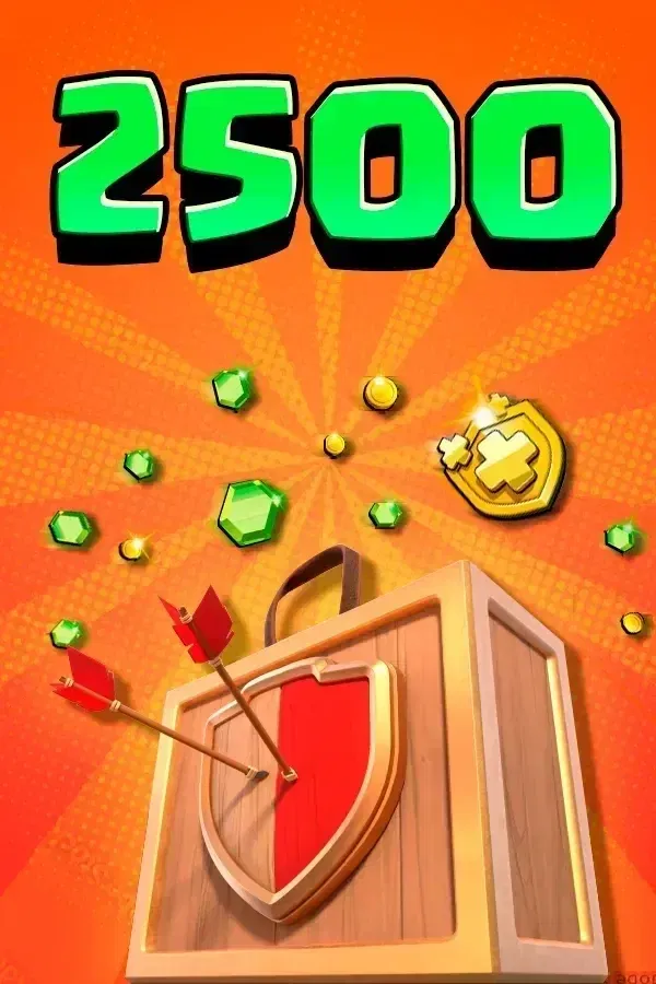 2500 Gems Clash of Clans