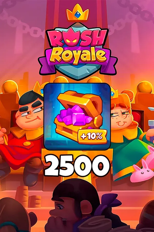Купить 2500 + 250 Кристаллов для Rush Royale по ID