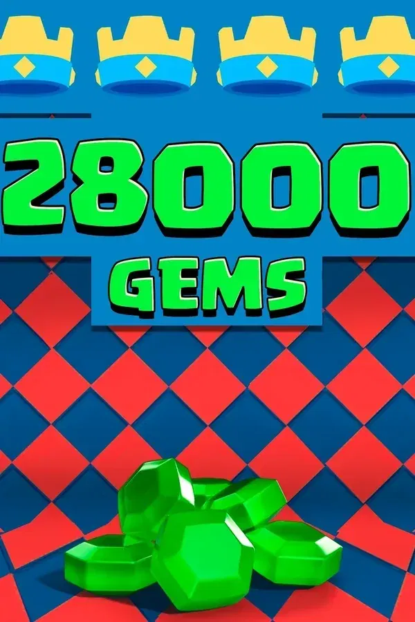 28000 Clash Royale Gems (Code)
