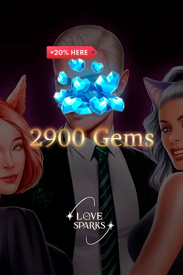 2900 Gems | Love Sparks