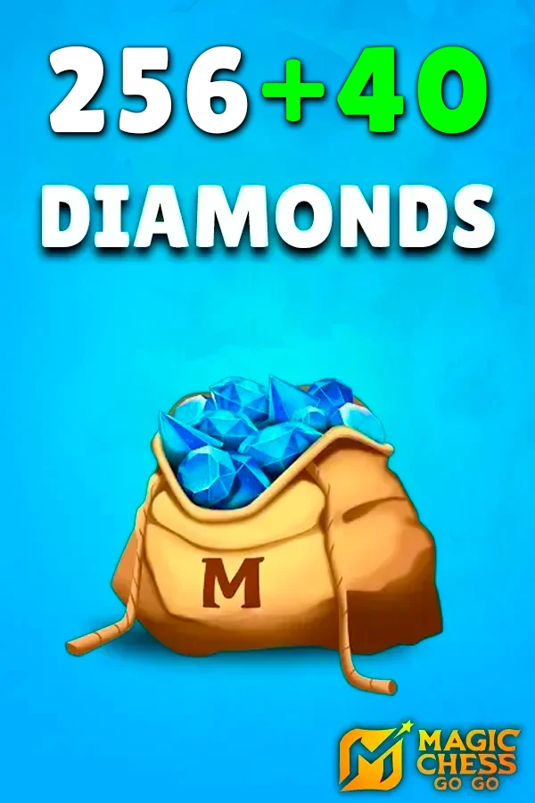Buy 256 + 40 Diamonds Magic Chess: GO GO by ID