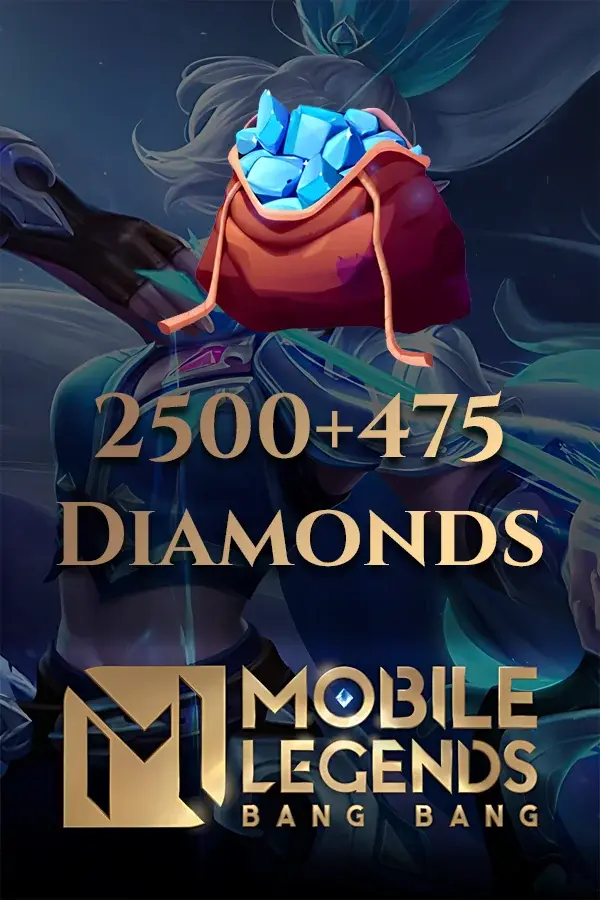 2500+475 Diamonds Mobile Legends: Bang Bang by ID (Russia)