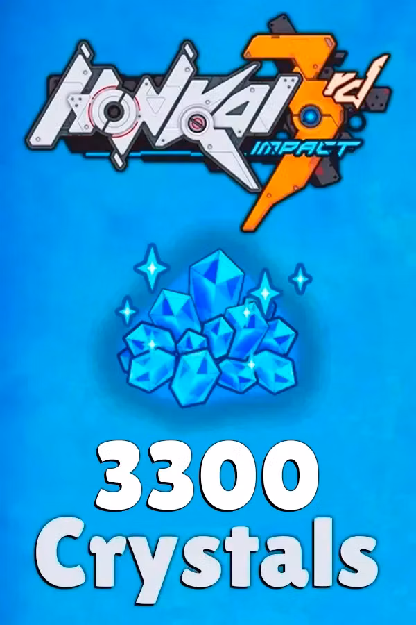 3300 Crystals Honkai Impact (Asia) Top-Up by ID