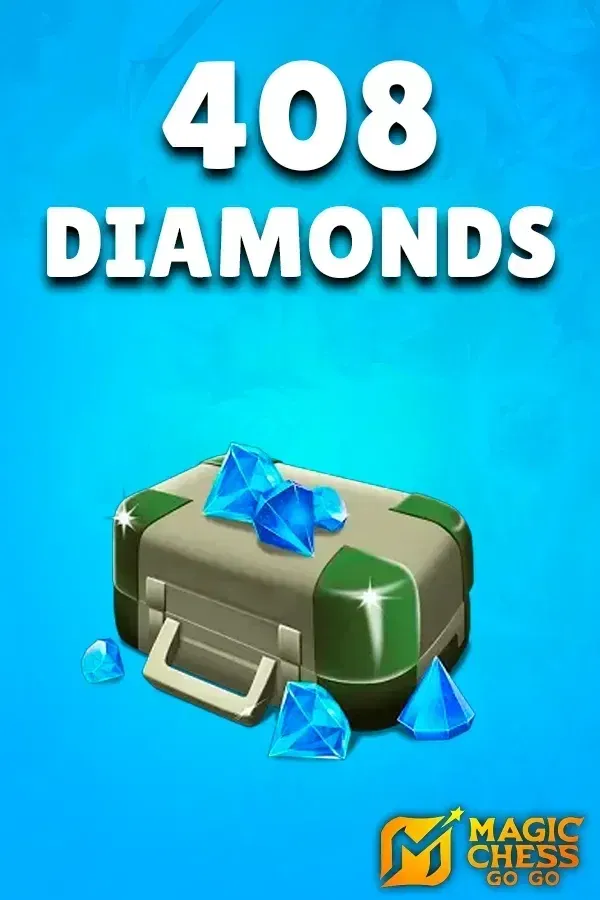 Buy 408 Diamonds Magic Chess: GO GO by ID