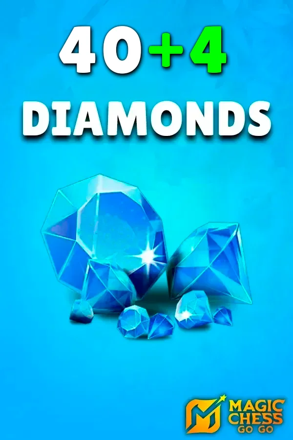 Buy 40 + 4 Diamonds Magic Chess: GO GO by ID