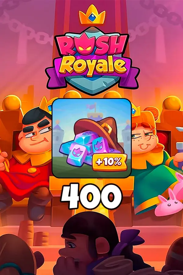 Buy 400 + 40 Platinum for Rush Royale by ID
