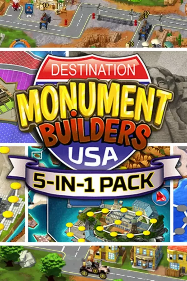5-in-1 Pack - Monument Builders: Destination USA Steam key WW (Global)