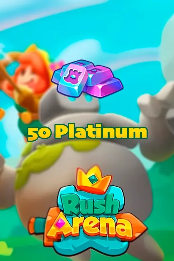 Buy 50 Platinum for Rush Arena by ID