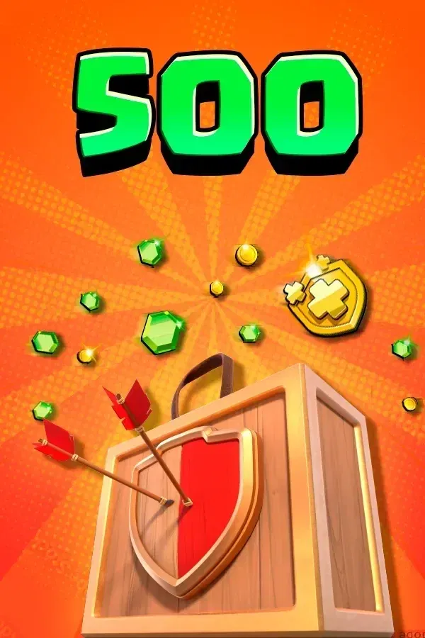 500 Clash of Clans Gems (Code)