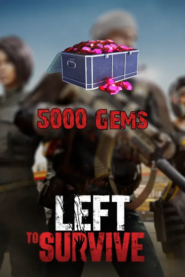 Купити 5000 Алмазів для Left To Survive по ID