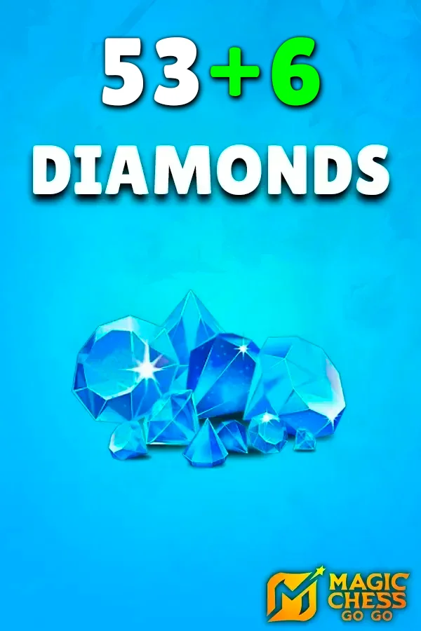 Buy 53 + 6 Diamonds Magic Chess: GO GO by ID