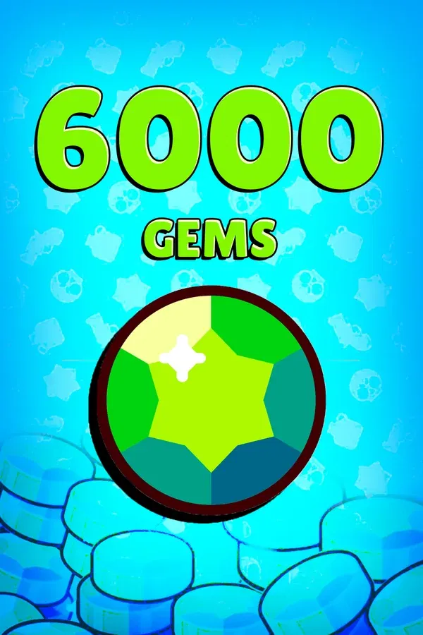 6000 Гемов Brawl Stars
