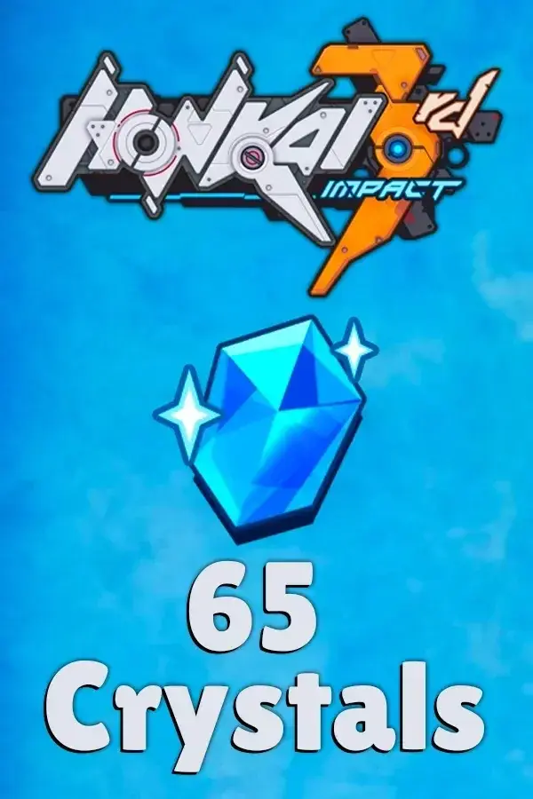 65 Crystals Honkai Impact (Asia) Top-Up by ID