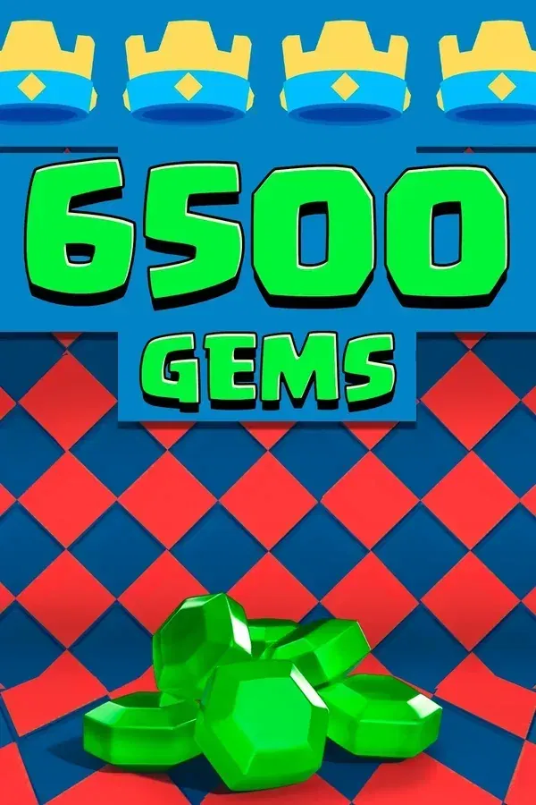 6500 Clash Royale Gems (Code)