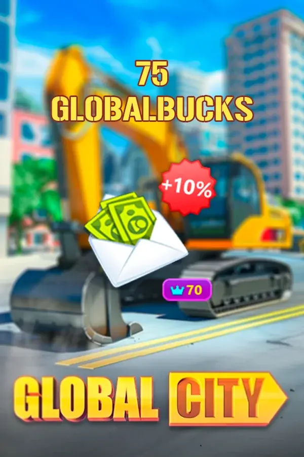 Buy 75 + 8 Globalbucks for Global City by ID