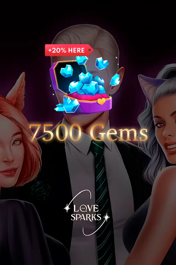 7500 Gems | Love Sparks